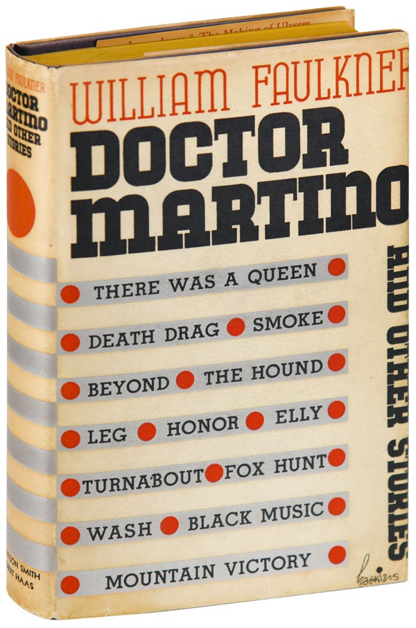 Item #5958 DOCTOR MARTINO AND OTHER STORIES. William Faulkner.