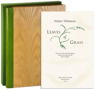 Item #6000 LEAVES OF GRASS. Walt Whitman