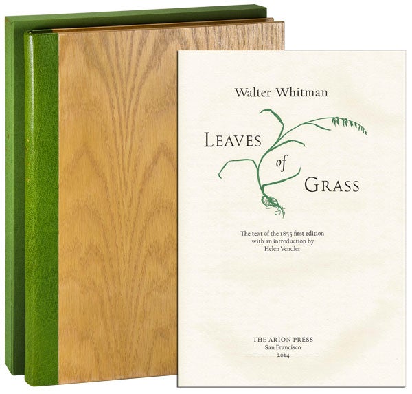Item #6000 LEAVES OF GRASS. Walt Whitman.