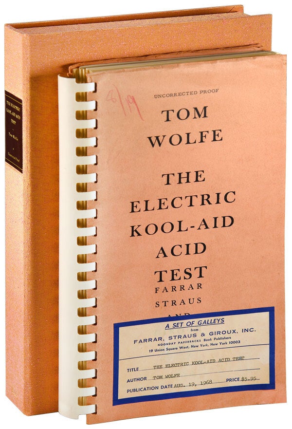 THE ELECTRIC KOOL-AID ACID TEST - UNCORRECTED PROOF COPY | Tom