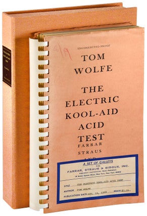 Item #6024 THE ELECTRIC KOOL-AID ACID TEST - UNCORRECTED PROOF COPY. Tom Wolfe