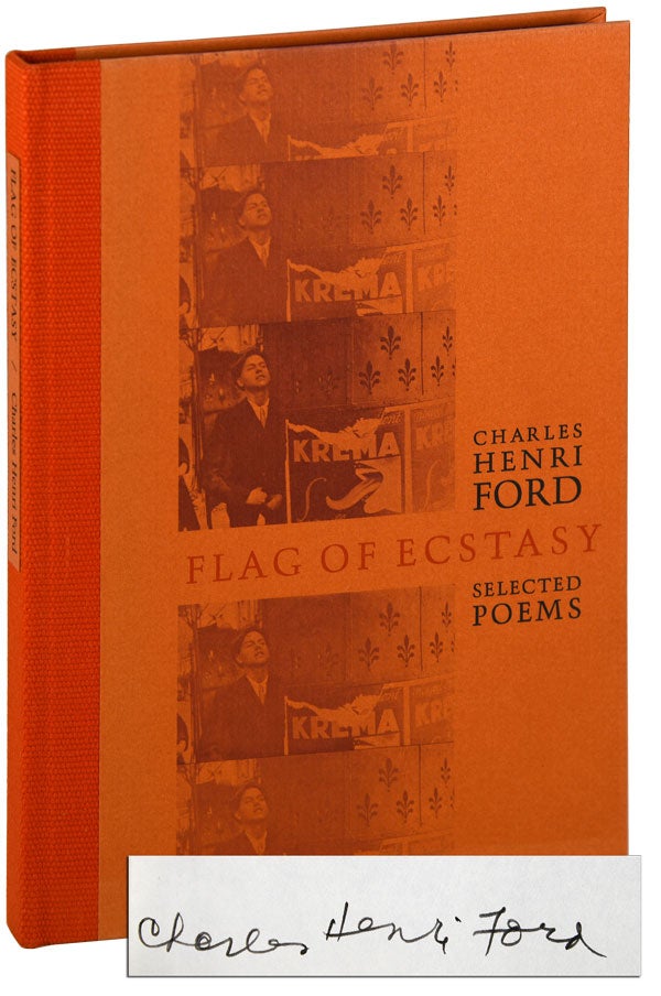 Item #6028 FLAG OF ECSTASY: SELECTED POEMS - THE BINDER'S COPY, SIGNED. Charles Henri Ford, Edward B. Germain, text.