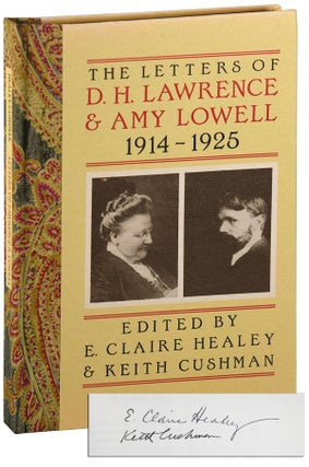 Item #6032 THE LETTERS OF D.H. LAWRENCE & AMY LOWELL, 1914-1925 - THE BINDER'S COPY, SIGNED. D....
