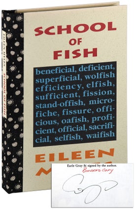 Item #6043 SCHOOL OF FISH - THE BINDER'S COPY, SIGNED. Eileen Myles