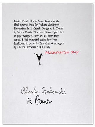 THERE'S NO BUSINESS - PRESENTATION COPY, WITH INVERTED SIGNATURES