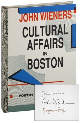 Item #6098 CULTURAL AFFAIRS IN BOSTON: POETRY & PROSE 1956-1985 - THE BINDER'S COPY, SIGNED. John...