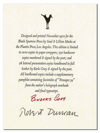TRIBUNALS: PASSAGES 31-35 - THE BINDER'S COPY, SIGNED