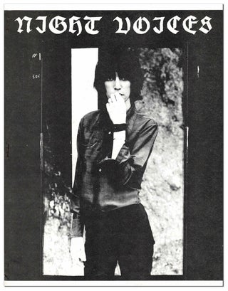 Item #6227 NIGHT VOICES - NO.1 (AUGUST/SEPTEMBER, 1979). Patti Smith, Paul Perner, subject