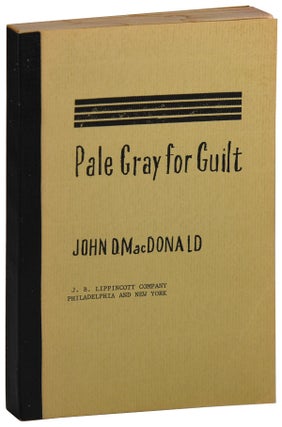 Item #6251 PALE GRAY FOR GUILT - UNCORRECTED PROOF COPY. John D. MacDonald