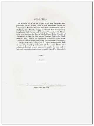 WITH THE NIGHT MAIL: A STORY OF 2000 A.D. - LIMITED EDITION, SIGNED