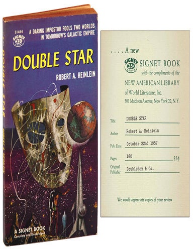 DOUBLE STAR - REVIEW COPY. Robert A. Heinlein.