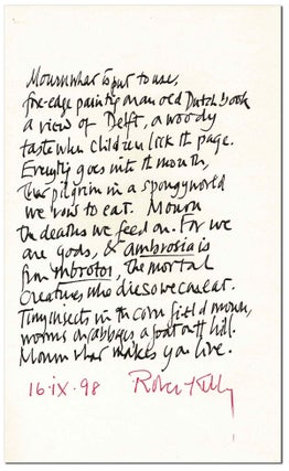 THE TIME OF VOICE - THE BINDER'S COPY, SIGNED