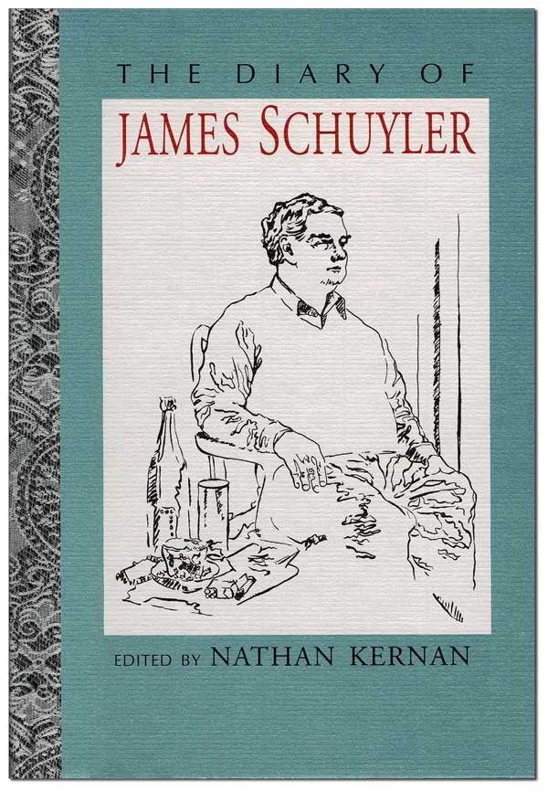 Item #6511 THE DIARY OF JAMES SCHUYLER - THE BINDER'S COPY, SIGNED. James Schuyler, Nathan Kernan, contents.