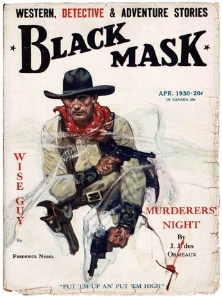 Item #6533 THE CYCLONE SHOT (THE GLASS KEY, PT.2) - BLACK MASK - VOL.XIII, NO.2 (APRIL, 1930)....