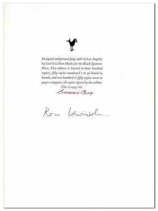 THE SEA, AROUND US - THE BINDER'S COPY, SIGNED