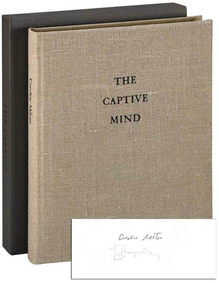Item #6603 THE CAPTIVE MIND - LIMITED EDITION, SIGNED. Czeslaw Milosz, Janusz Kapusta, text,...