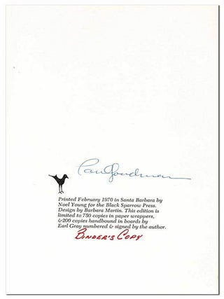 TRAGEDY & COMEDY: FOUR CUBIST PLAYS - THE BINDER'S COPY, SIGNED