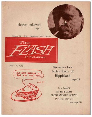 Item #6731 THE FLASH OF PASADENA - ISSUE #4 (MAY 12, 1967). David Laidig, Charles Bukowski,...