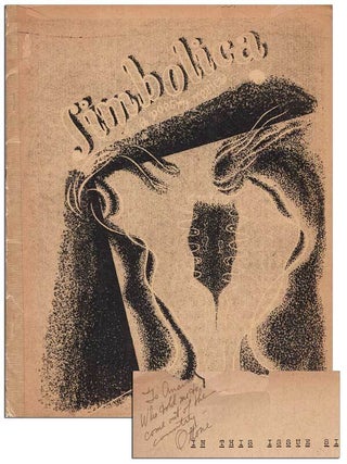 Item #6740 SIMBOLICA: A POETRY REVIEW - NO.21 - INSCRIBED BY OTTONE M. RICCIO TO ANAIS NIN....