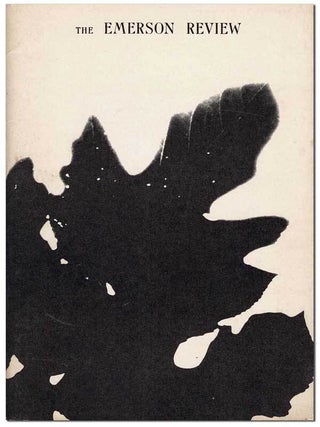 Item #6744 THE EMERSON REVIEW - VOL.1, NO.1 (WINTER, 1963). Shelley Gross, Charles Bukowski,...