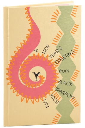 Item #6772 BETWEEN THE EARTHQUAKE, THE VOLCANO AND THE LEOPARD - THE BINDER'S COPY. Charles Bukowski