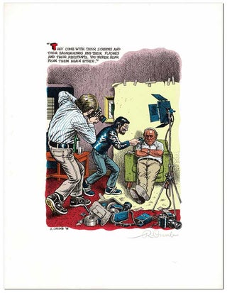 Item #6801 ORIGINAL SIGNED SLIKSCREEN PRINT [FROM] THE CAPTAIN IS OUT TO LUNCH AND THE SAILORS...