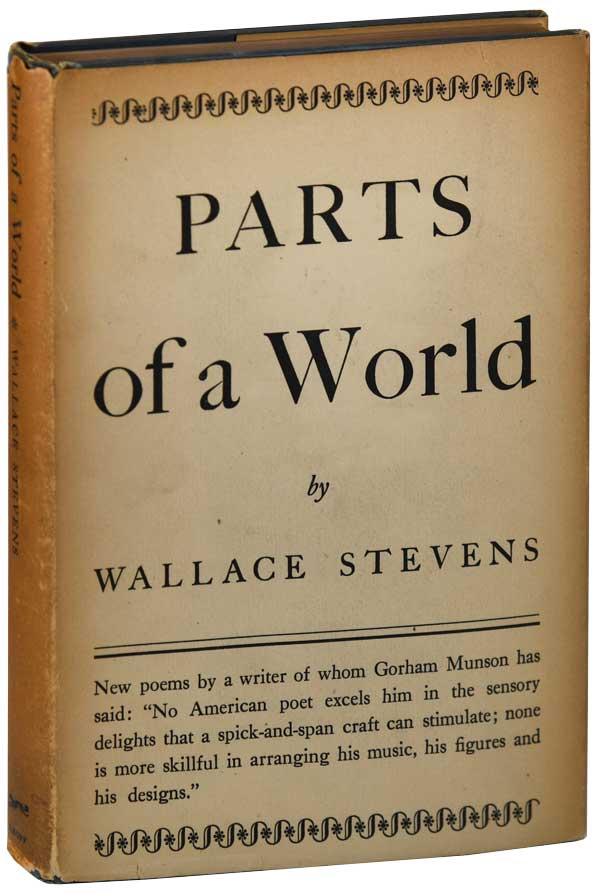 Item #6804 PARTS OF A WORLD. Wallace Stevens.