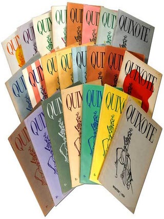 Item #6831 QUIXOTE - NOS.1-25 (COMPLETE RUN). Jean Rikhoff Hills, L. Rust Hills Jr, Charles...