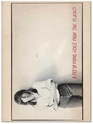Item #6883 A FRESH YOUNG VOICE FROM THE PLAINS - INSCRIBED TO KENWARD ELMSLIE. Eileen Myles