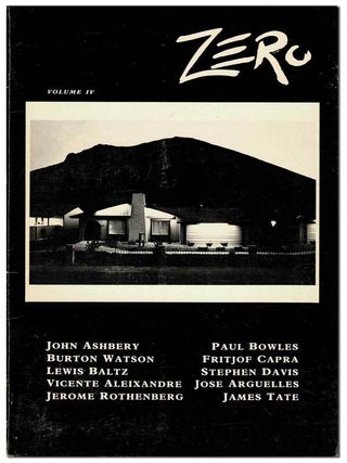 Item #6927 ZERO - VOL.IV. John Ashbery, Jerome Rothenberg, Paul Bowles, James Tate, contributors
