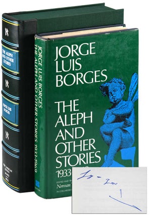 Item #6965 THE ALEPH AND OTHER STORIES 1933-1969 - SIGNED. Jorge Luis Borges, Norman Thomas di...