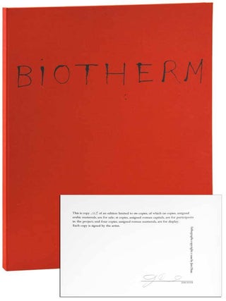 Item #6971 BIOTHERM (FOR BILL BERKSON) - LIMITED EDITION, SIGNED. Frank O'Hara, Jim Dine, Bill...