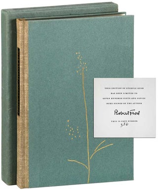 Item #7003 STEEPLE BUSH - LIMITED EDITION, SIGNED. Robert Frost
