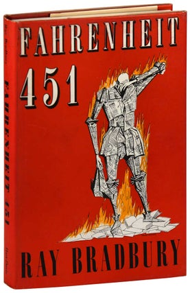 Item #7164 FAHRENHEIT 451. Ray Bradbury, Joe Mugnaini, novel, illustrations