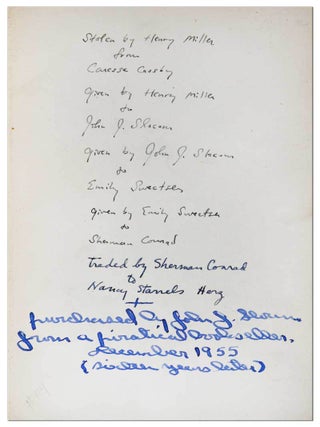 MR. KNIFE MISS FORK - JOHN J. SLOCUM'S COPY