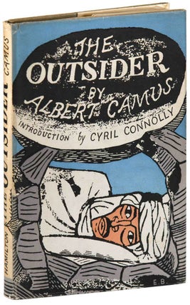 Item #7282 THE OUTSIDER (THE STRANGER). Albert Camus, Cyril Connolly, Stuart Gilbert, novel,...