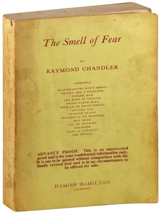 Item #7392 THE SMELL OF FEAR - UNCORRECTED PROOF COPY. Raymond Chandler