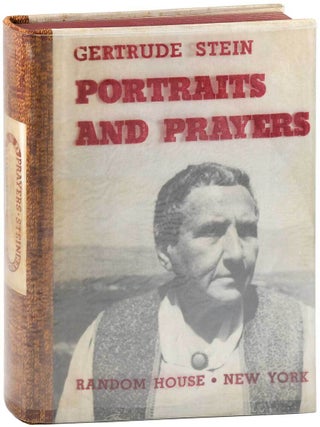 Item #7423 PORTRAITS AND PRAYERS. Gertrude Stein