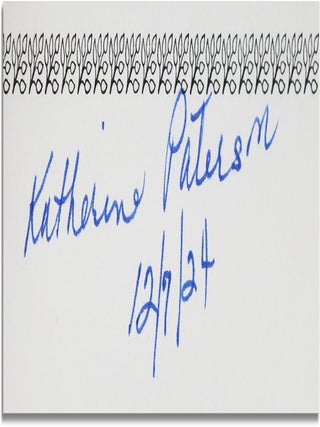 BRIDGE TO TERABITHIA - INSCRIBED