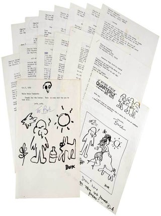 Item #7659 ARCHIVE OF CORRESPONDENCE AND SUBMISSIONS TO SLOWGLASS - VOL.1, NO.1. Charles Bukowski