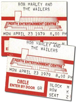 BOB MARLEY AND THE WAILERS - ORIGINAL PROGRAM FOR THE 1979 AUSTRALIAN TOUR, SIGNED BY NEVILLE GARRICK, JUNIOR MARVIN, AND BOB MARLEY