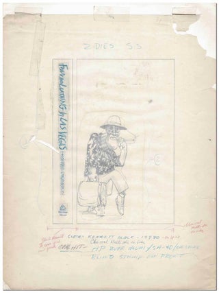 Item #7666 FEAR AND LOATHING IN LAS VEGAS - MOCK-UP FOR THE FRONT COVER OF THE 1971 RANDOM HOUSE...