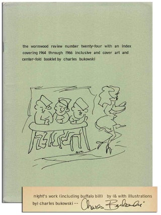 Item #7882 THE WORMWOOD REVIEW - NO.24 (VOL.6, NO.4). Charles Bukowski, Douglas Blazek, William...