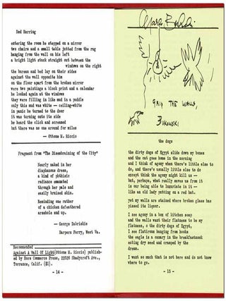 THE WORMWOOD REVIEW - NO.16 (VOL.4, NO.4) - SIGNED TWICE