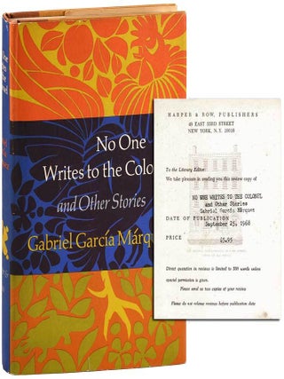 Item #7990 NO ONE WRITES TO THE COLONEL AND OTHER STORIES - REVIEW COPY. Gabriel García...