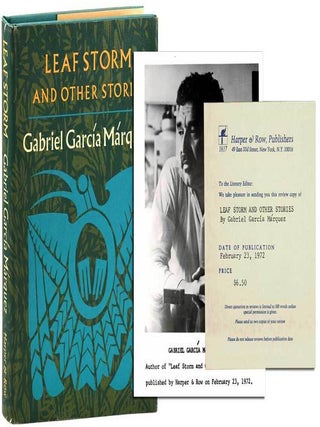Item #7991 LEAF STORM AND OTHER STORIES - REVIEW COPY. Gabriel García Márquez,...