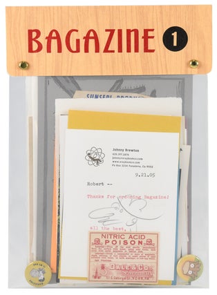 Item #8014 BAGAZINE 1. Charles Bukowski, Billy Childish, Richard Krech, Johnny and Giselle...