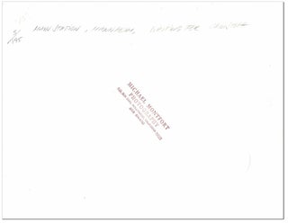 ORIGINAL PHOTOGRAPH OF CHARLES BUKOWSKI, INSCRIBED TO JOHN MARTIN