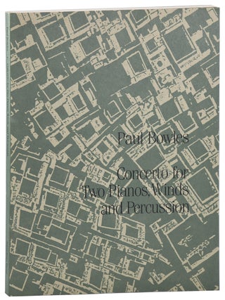 Item #8065 CONCERTO FOR TWO PIANOS, WINDS AND PERCUSSION. Paul Bowles