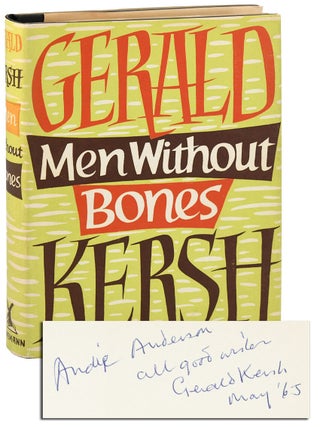 Item #8072 MEN WITHOUT BONES AND OTHER STORIES - INSCRIBED. Gerald Kersh